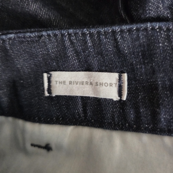 LOFT Curvy Riviera Shorts in Refined Denim, Dark Wash, Size 14P - Picture 6 of 8